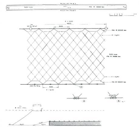 6'X100' Finished Trammel Fishing Net 3 Layers Fishing Gill Net