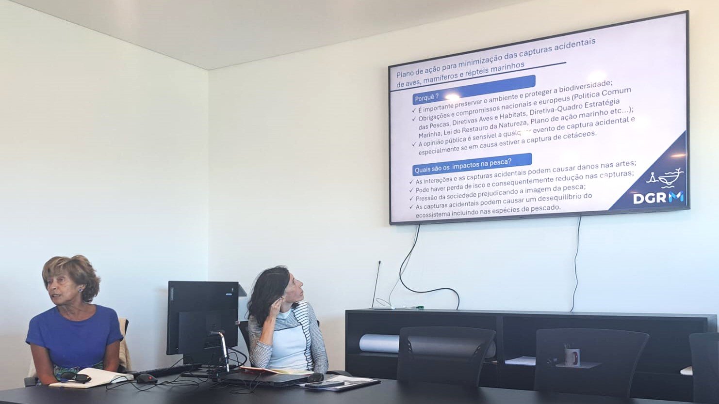  1.ª Apresentação do Plano de Ação para Minimizar as Capturas Acidentais de Mamíferos, Aves Marinhas e Tartarugas 